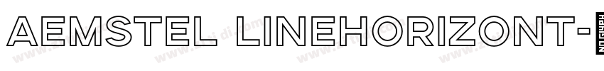 Aemstel LineHorizont字体转换